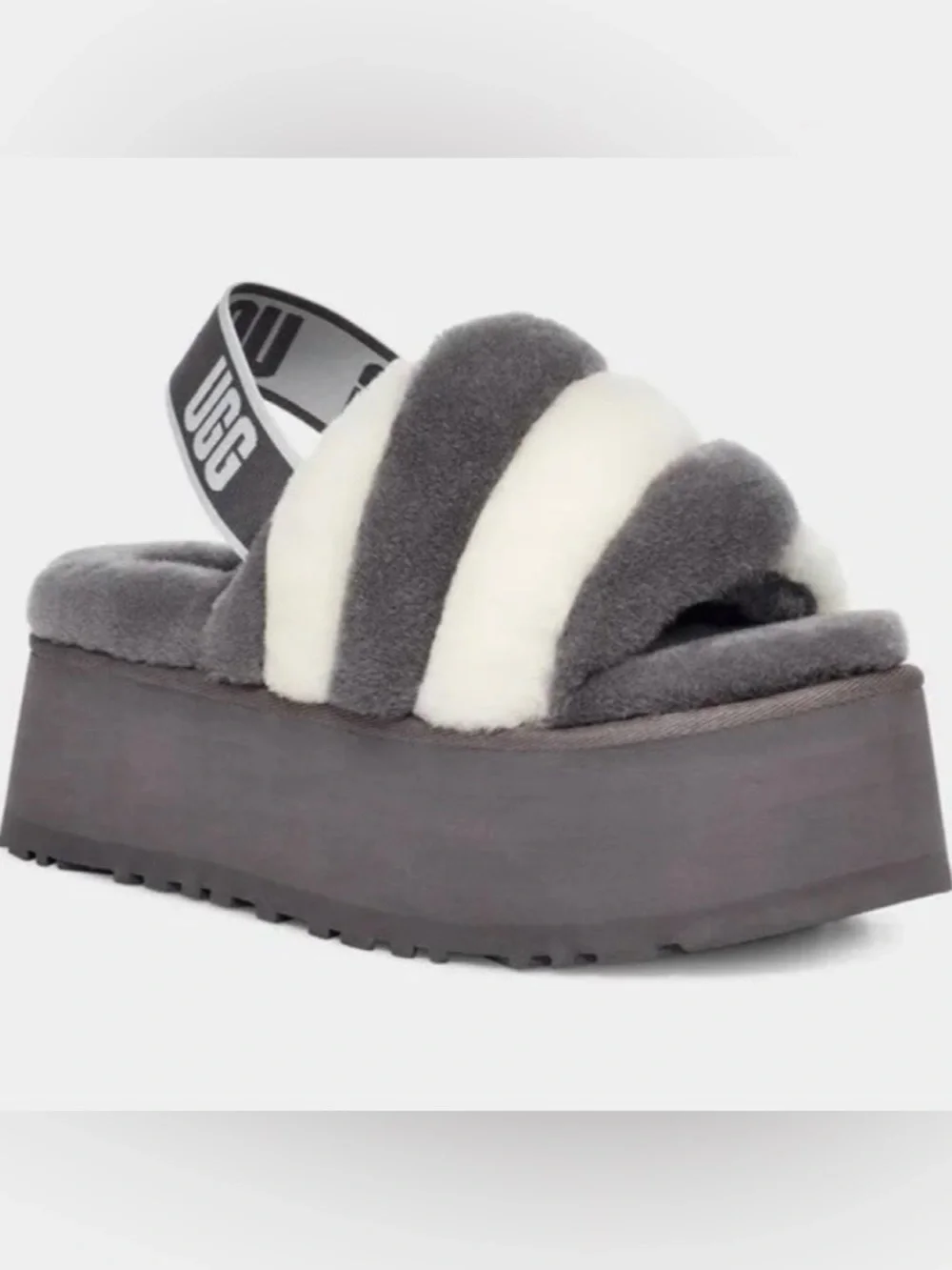 UGG Disco Stripe Sandals size 6